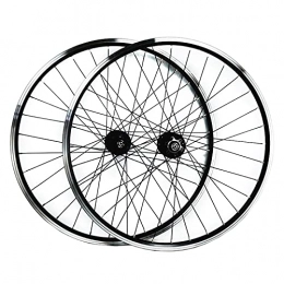 LICHUXIN Mountain Bike Wheel LICHUXIN 26 / 27.5 / 29in MTB Mountain Bike Wheelset Quick Release Rear 4 Bearing Disc / V Brake Rim 7 / 8 / 9 / 10 / 11 Speed Cassette Freewheel (Color : Black hub, Size : 29in)