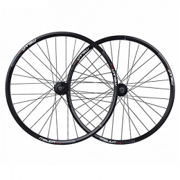 LICHUXIN Spares LICHUXIN 26 Inch Mountain Bicycle Wheelset Double Aluminum Alloy V / Disc Brake Quick Release 32Holes fit 7 8 9 Speed Cassette