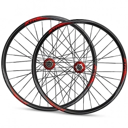LICHUXIN Mountain Bike Wheel LICHUXIN 26 Inch MTB Bike Wheelset Quick Release with Rivets Alloy Disc Brake Mountain Cycling Wheels fit 8 9 10 11 Speed Cassette Bicycle Wheelset