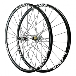 LICHUXIN Mountain Bike Wheel LICHUXIN Bicycle Wheel (Front + Rear) Mountain Bike Rims 24 Hole 700C Freewheel Disc Brake for 8 9 10 11 12 Speed Aluminum Alloy Rim for WTB Bike (Color : Silver, Size : 700c)