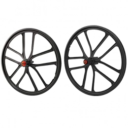 LICHUXIN Mountain Bike Wheel LICHUXIN Bike Wheelset 20 Inch Mountain Cycling Wheels Magnesium Alloy Disc Brake fit for 7-10 Speed Freewheels Quick Release Axles Bicycle Accessory