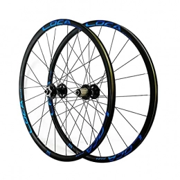 LICHUXIN Spares LICHUXIN Mountain Bike Wheelset 26" / 27.5" / 29" Quick Release Disc Brake Bike Wheels 24H Low-Resistant Flat Spokes Bike Wheel fit 8 9 10 11 12 Speed Cassette (Color : Blue-1, Size : 27.5IN)