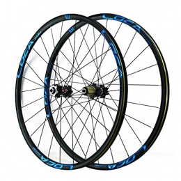 LICHUXIN Mountain Bike Wheel LICHUXIN MTB Wheels 26 / 27.5 / 29in Mountain Bike Wheelset Quick Release Disc Brake Six Claws 7 8 9 10 11 12 Speed Cassette Freewheel 24 Holes (Color : Blue, Size : 26in)