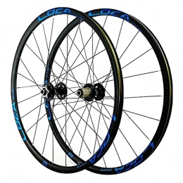 LICHUXIN Mountain Bike Wheel LICHUXIN MTB Wheelset 26" 27.5" 29" Quick Release Disc Brake Mountain Bike Wheels, High Strength Aluminum Alloy Rim Bike Wheel, Suitable 7-12Speed Cassette Freewheel (Color : Blue, Size : 29in)