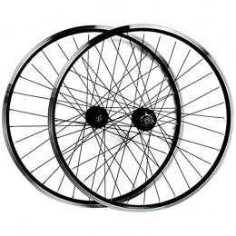 LICHUXIN Mountain Bike Wheel LICHUXIN MTB Wheelset Racing 26 / 27.5 / 29 inch Quick Release V / Disc Brake Hybrid / Mountain Cycling Rim Wheels for 7 8 9 10 11 Speed (Color : Black, Size : 27.5IN)