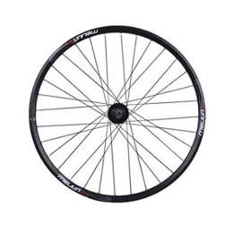LICHUXIN Spares LICHUXIN Oksmsa 24 / 26 / 29 Inch Mountain Bike Front Wheel Ball Hub Aluminum Alloy Double Wall V / disc Brake Quick Releas 7 / 8 / 9 / 10 Speed (Color : Black, Size : 24inch)