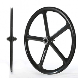LIDAUTO Mountain Bike Wheel LIDAUTO 700C Road Bike Wheel Bicycle Wheelset Integrated Magnesium Alloy 25C 29", black