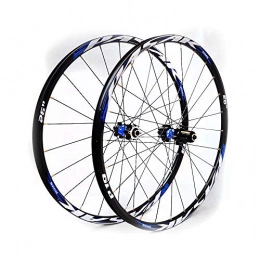 LIDAUTO Mountain Bike Wheel LIDAUTO Aluminum Alloy Mountain Bike Wheelset 26inch 26 7 / 8 / 9 / 10 Speed Light Weight, blue