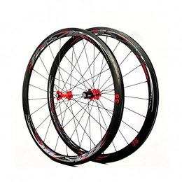 LIDAUTO Spares LIDAUTO Carbon Fiber Road Bike Wheels 700C 38MM Clincher Wheelset 7 / 8 / 9 / 10 / 11 / 12 Speed Wheel Set