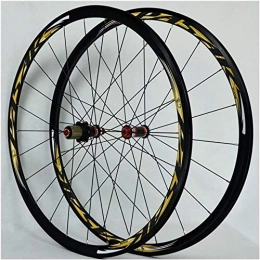 LILIS Spares LILIS Wheel Mountain Bike Cycling Wheels 700C Front / Rear Wheel, Double-Walled Light-Alloy Rims V Brake 30Mm Bike Wheelset Quick Release 24H 8-11 Speed 840g / 1Paar (Color : #4)