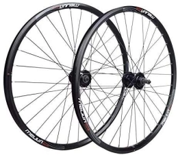 LILIS Spares LILIS Wheel Mountain Bike MTB Bicycle Wheelset 26 / 20 Inch, Bike Wheel Double Wall Alloy Rim V Brake / Disc Brake Front And Rear Wheels Palin Bearing 32 Holes Quick Release Compatible 7 / 8 / 9 / 10 Speed