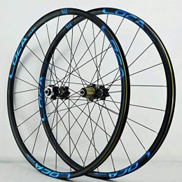 LIMQ Spares LIMQ Bicycle Wheelset 26 / 27.5 / 29" disc Brake Mountain Bike Double-walled Alloy Rim QR Cassette Hub 6 Pawl 8-12 Speed Sealed Bearing 24h, F-29in