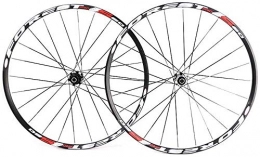 LIMQ Mountain Bike Wheel LIMQ Cycling Front Rear Wheels 26" 27.5" Double Wall Wheelset Quick Release Hub Rim Disc Brake For 7 8 9 10 11s Freewheel, B-26inch