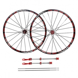 LIMQ Spares LIMQ Mountain Bike Wheelsets, Double Wall Front Bicycle Front Wheel 26" 27.5" Alloy Rim Quick Release Disc Brake, 27.5inch