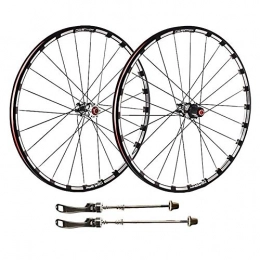 LIMQ Spares LIMQ MTB Bike Wheel Set 26" 27.5" 29" MTB Bicycle Double Wall Wheelset, Carbon Fiber Hub Disc Brake Alloy Cycling Wheel Rim - Quick Release, B