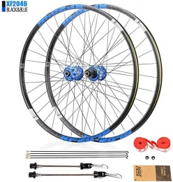 LIMQ Spares LIMQ MTB Bike Wheel Set 26" 27.5" 29" Wheel Cycling Disc Brake Double Wall Rim Wheelset 1.7-2.4" Tire For 8 9 10 11 12S Cassette Hub, 27.5inch