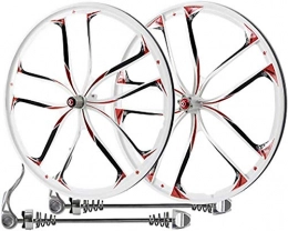 LIMQ Mountain Bike Wheel LIMQ MTB Wheel Set, 26 Inch Bicycle Wheel One-wheeled Wheel Before And After Cycling