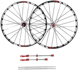 LIMQ Mountain Bike Wheel LIMQ Road Bike Wheels 26" Bicycle Wheels MTB Disc Brake Hub Double Wall Rim, For 26" / 1.75" To 2.125" Tyres (RC5)