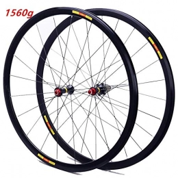 LIMQ Spares LIMQ Wheel 700C Road Bike Wheelset 28" Quick Release Bicycle Aluminum Alloy Double Walled Rim V- Brake 8-11