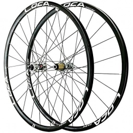 LJP Spares LJP MTB Bicycle Wheelset 26 / 27.5 / 29in Hybrid Mountain Bike Wheels Rim Disc Brake Front &Rear Wheel Thru axle 8 / 9 / 10 / 11 / 12 Speed 24H (Color : A, Size : 29in)