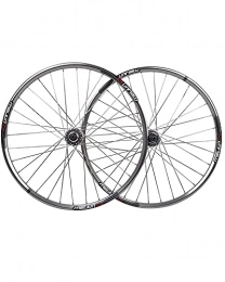LLC Spares LLC 26" Mountain Bike Wheelset Width 19.5Mm Ultralight Alloy Wheel Rims 32H Disc Brake Bicycle Wheel Quick Release 7-9 Speed Flywheels