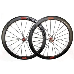 LOYFUN Spares LOYFUN Durable Mountain Bike Wheel, Road Bike Carbon Wheelset 3K Twill Matte Bicycle Carbon Wheels