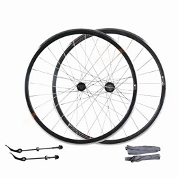LOYFUN Spares LOYFUN Durable Mountain Bike Wheel, Road Bike Wheelset V Brake Aluminum Alloy Front And Rear Wheel Set 32 Hole