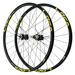 LSRRYD Mountain Bike Wheel LSRRYD Bicycle Wheelset 26 27.5 29 Inch MTB Bike Front & Rear Wheel 1665g Cycling Wheels Double Wall Rims Sealed Bearing Hub 8-11 Speed Cassette QR (Color : Gold, Size : 27.5inch)