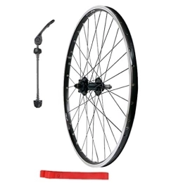 LSRRYD Spares LSRRYD Cycling Wheels Bike Wheel 20 26 Inch Bicycle Wheelset MTB Double Wall Alloy Rim QR V / Disc Brake Front And Rear 8 9 10 Speed 32H Black (Color : Rear wheel, Size : 20inch)