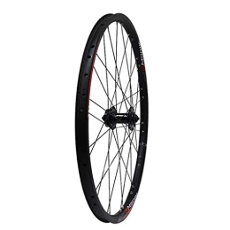 LSRRYD Mountain Bike Wheel LSRRYD Cycling Wheels MTB Front And Rear Wheel 26" Bike Wheel Set Bicycle Double Wall Alloy Rim Black Disc Brake 7-11 Speed Sealed Bearings Hub Quick Release 28H (Color : Front wheel)