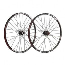LSRRYD Mountain Bike Wheel LSRRYD Mountain Bike Disc Brake Wheelset 26 / 27.5 / 29" Bicycle Rim MTB Quick Release Wheels 32H Hub For 7 / 8 / 9 / 10 Speed Cassette Flywheel 2200g (Size : 27.5'')