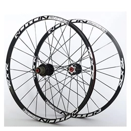 LSRRYD Spares LSRRYD Mountain Bike Wheelset 26 / 27.5 / 29" MTB Rim Disc Brake Bicycle Wheelset Quick Release Wheels 24H Carbon Fiber Hub For 9 / 10 / 11 Speed Cassette 1790g (Color : Black, Size : 26'')