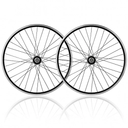 LSRRYD Mountain Bike Wheel LSRRYD Rims 26" 27.5" 29" MTB Wheel, Bicycle Wheelset, Front 2 Rear 4 Sealed Bearings Hubs RIM QR, Support 7-11Cassette, speed Disc / V Brake (Color : Black, Size : 27.5")