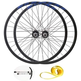 LvTu Mountain Bike Wheel LvTu 26 27.5 29 inch MTB Mountain Bike Wheelset, Sealed Bearing Alloy Disc Brake Bicycle Wheels for 10 / 11 / 12 / 13 Speed (Color : Black / blue, Size : 27.5 inch)