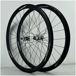 LYTBJ Spares LYTBJ 700C MTB Bike Wheelset, Double Wall V-Brake Racing Bicycle 40MM 29 Inch Cycling Wheels Hybrid / Mountain 24 Hole 7 / 8 / 9 / 10 / 11 Speed