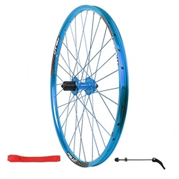 LYTBJ Mountain Bike Wheel LYTBJ Mountain Bike Wheels 26 Inch, Double Wall MTB Rimbrake 32 Holes Discbrake Quick Release Black Rim 7 8 9 10 Speed 135mm