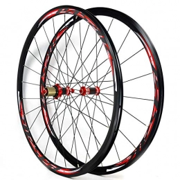 LYzpf Spares LYzpf Bike Wheel Mountain Cross Country Front Rear Set Rims Disc Bicycle 26 / 27.5 / 29 Inch Aluminum Alloy Equipment Accessori, red, 26inch