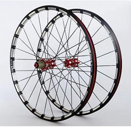 LYzpf Mountain Bike Wheel LYzpf Mountain Bike Wheel Front Rear Set Rims Disc Bicycle 26 / 27.5 inch Aluminum Alloy Equipment Accessories, 27.5inch