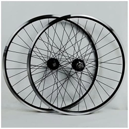 lzdasczz Mountain Bike Wheel lzdasczz 26 / 27.5 / 29 Inch V Brake Mountain Bike Wheels, Double Wall Aluminum Alloy Hybrid / MTB Rim Wheelset 32 Holes for 7 / 8 / 9 / 10 / 11 Speed