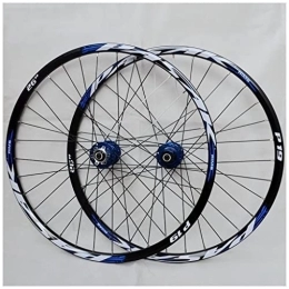 lzdasczz 26/27.5/29 MTB Bike Wheelset Aluminum Alloy Double Wall Cycling Rim Disc Brake Bicycle Wheel for 7/8/9/10/11 Speed
