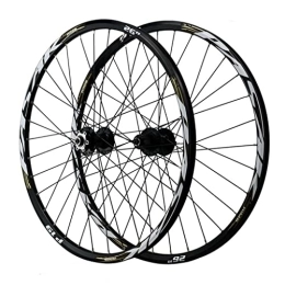 lzdasczz Mountain Bike Wheel lzdasczz MTB Wheels Disc Brake Rim 26 27.5 29 Inch, Double Wall Aluminum Alloy Quick Release Bike Wheelset 24H Suitable 7-11 Speed Cassette Wheel