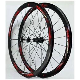 lzdasczz Mountain Bike Wheel lzdasczz V Brake Road Bike Wheelset 700C 29 Inch, Aluminum Alloy 40MM Clincher Wheel 45# Steel Spokes Mountain Cycling Wheels for 7 / 8 / 9 / 10 / 11 / 12 Speed
