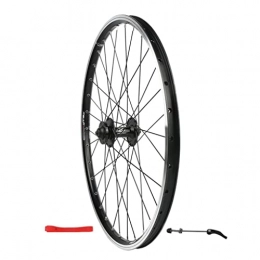 M-YN Spares M-YN Front Bicycle Wheel 24inch, Mountain Bike Alloy Carbon Hub MTB Wheels Quick Release V Brakes