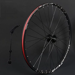 M-YN Spares M-YN Mountain Bike Front Wheel 26" / 27.5" / 29" Bicycle Rim Cycling Wheels Disc Brake 32 Holes Bolt On Hub(Size:26inch)