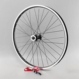 M-YN Spares M-YN Mountain Bike front Wheel 26Inch, Aluminum Alloy Rim 32H Disc / V Brake MTB Wheel, Quick Release Wheels