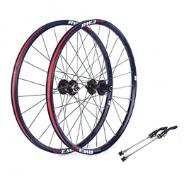 M-YN Mountain Bike Wheel M-YN Mountain Bike Wheelset 26" / 27.5" / 29" Bicycle Rim Cycling Wheels Disc Brake 24 Holes Bolt On Hub For 7 / 8 / 9 / 10 / 11 Speed Cassette MTB Bicycle(Size:26inch)