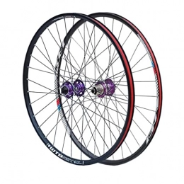 M-YN Spares M-YN MTB Wheelset 26" 27.5" 29" Quick Release Disc Brake 32H Mountain Bike Wheels, High Strength Aluminum Alloy Rim Black Bike Wheel(Size:27.5inch)