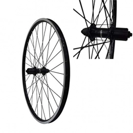 M-YN Spares M-YN Rear Bicycle Wheel 26 inch Alloy Mountain Disc Double Wall Bolt on Spokes 36H, Black