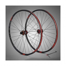 MAIKONG Mountain Bike Wheel MAIKONG Ultralight aluminum alloy 29" Wheel Mountain Bike Four Palin Carbon fiber Hubs and decals Disc Brake Only Wheels, 8, 9, 10, 11 Speed Cassette Type, Suitable for XC, Only rims (29" Front Rear), Red