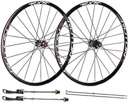 MGE Spares MGE 26 27.5 29 inch Cycling Wheels Mountain Bike Wheelset, Alloy Double Wall Quick Release Disc Brake 7 8 9 10 11 Speed Bike Wheelset (Color : B, Size : 26inch)